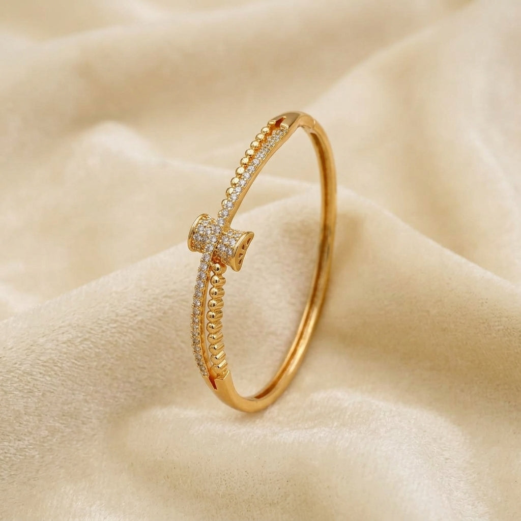 Grace Pavé Crystal Kada Bangle