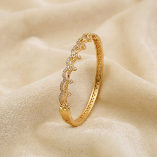 Tiara & Crest Pavé Kada Bangle