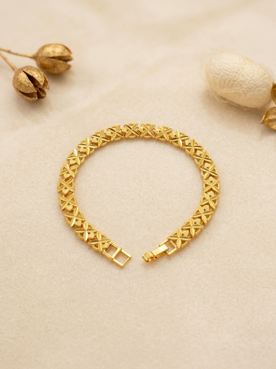 Lumière Articulated Gold-Tone Link Bracelet