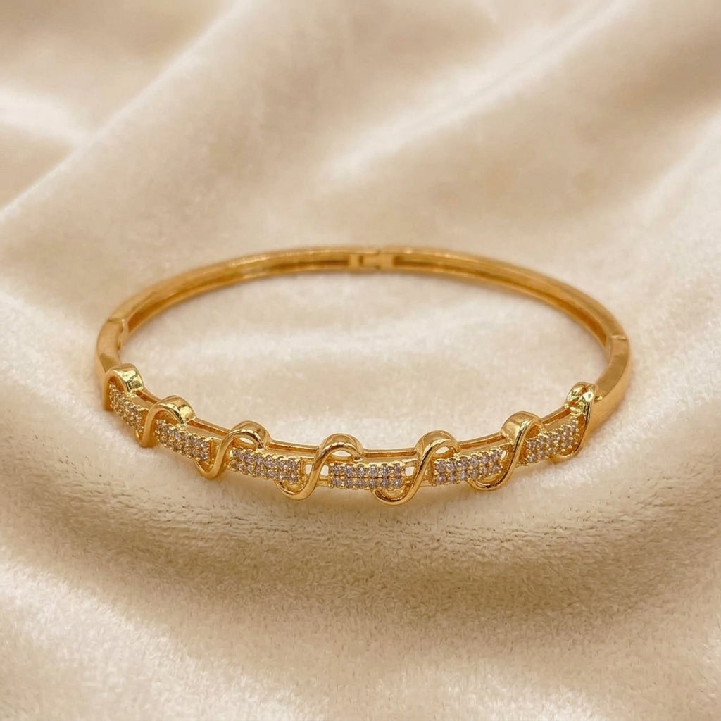 Grace Pavé Crystal Kada Bangle