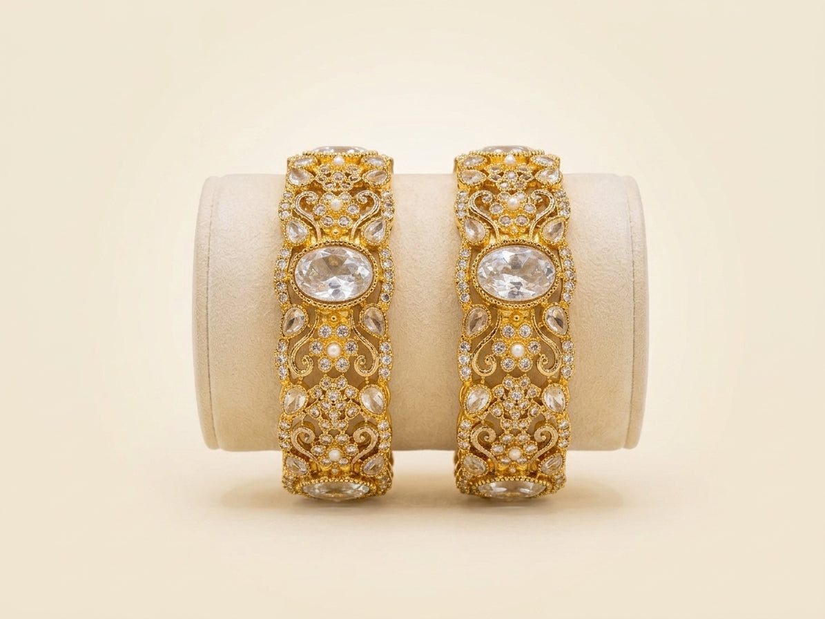 Aura Royal Filigree Kada Bangles