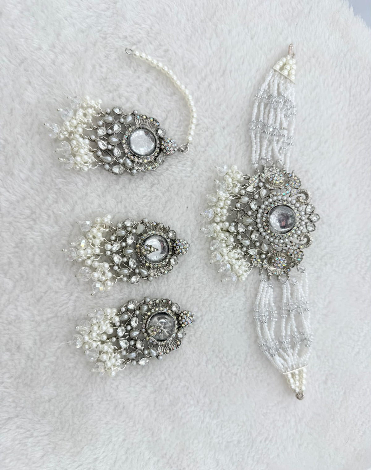 Regal Heritage Pearl Choker & Tikka Set