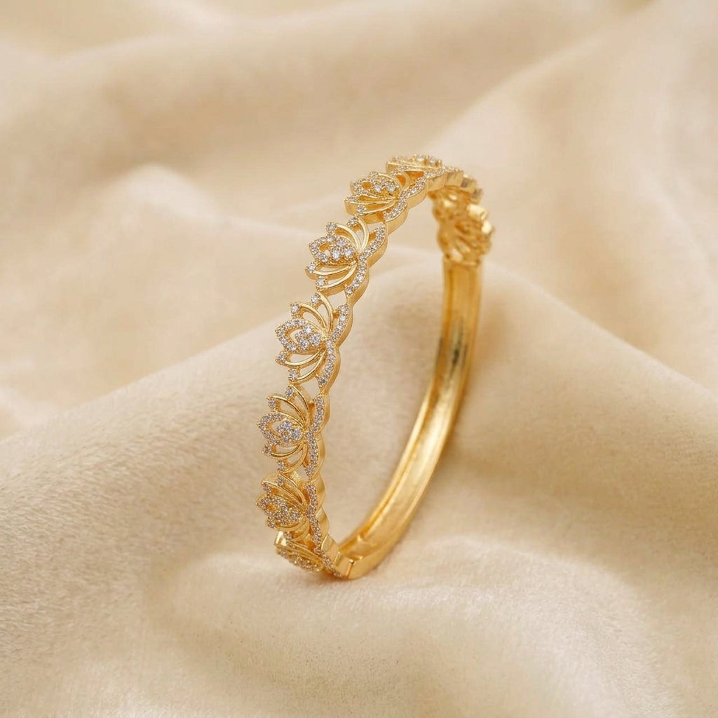 Grace Pavé Crystal Kada Bangle