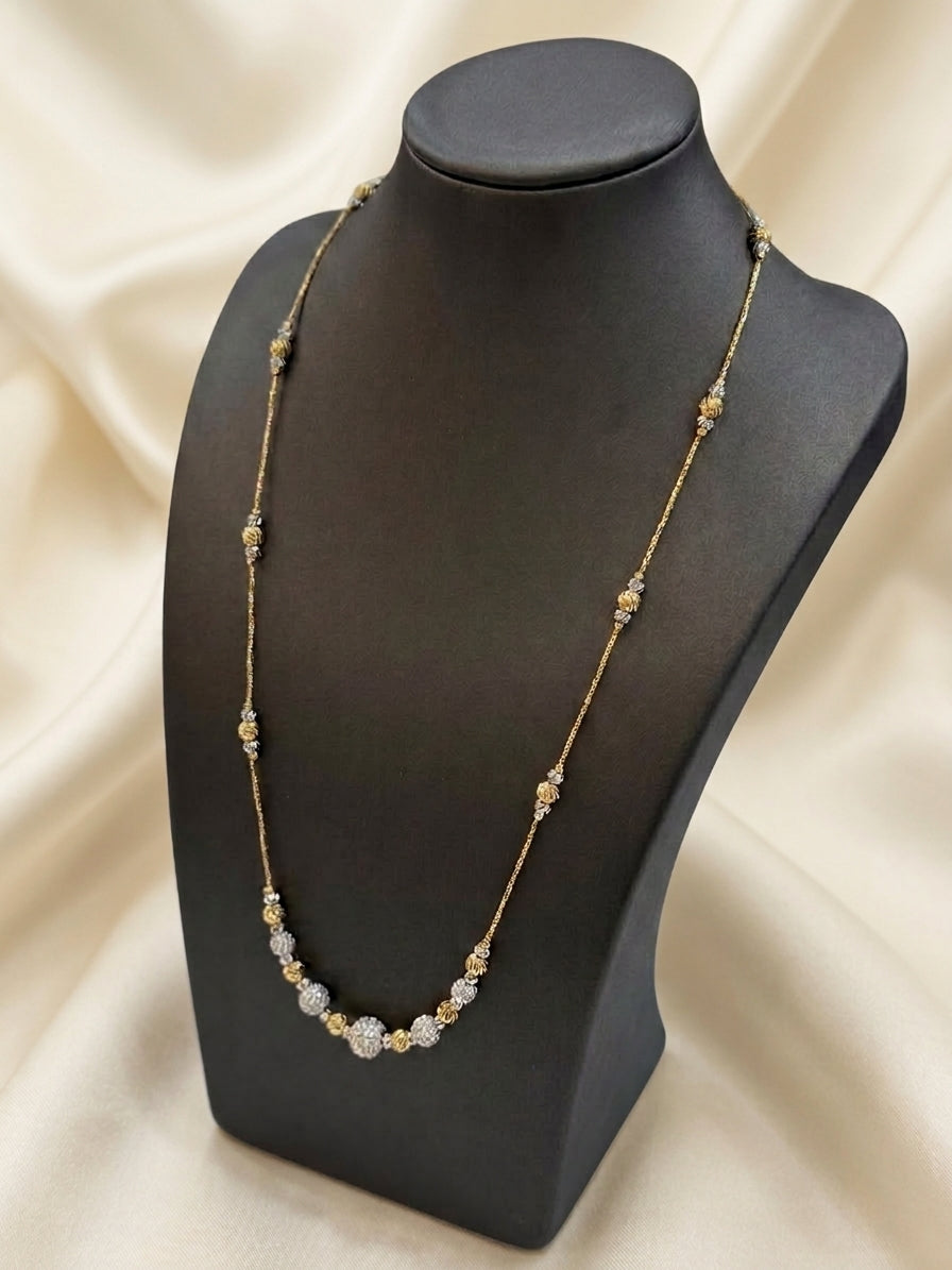 Starlight Pavé Globe Long Mala