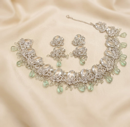 Opaline Flora Statement Choker Set