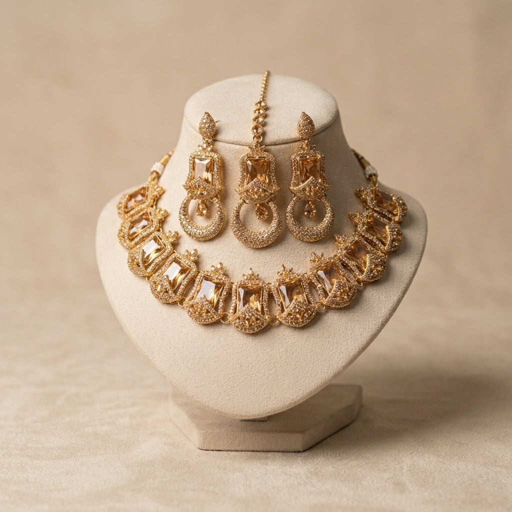 Crown Crystal Choker