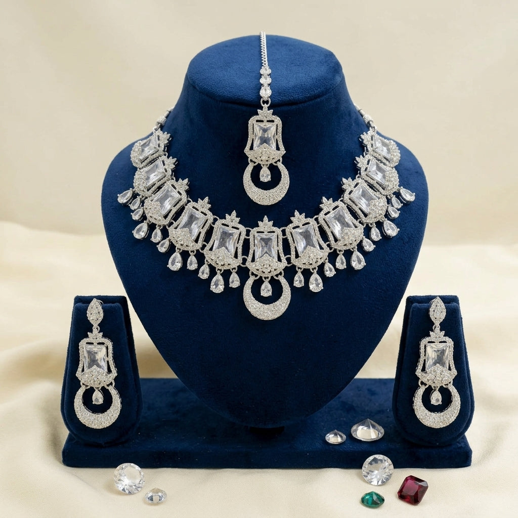 Aura Crystal Crown Choker