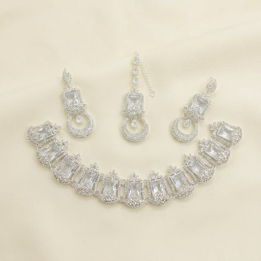 Aura Crystal Crown Choker