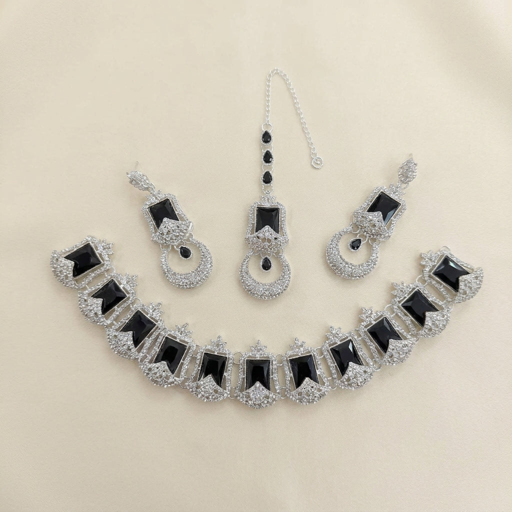 Aura Crystal Crown Choker