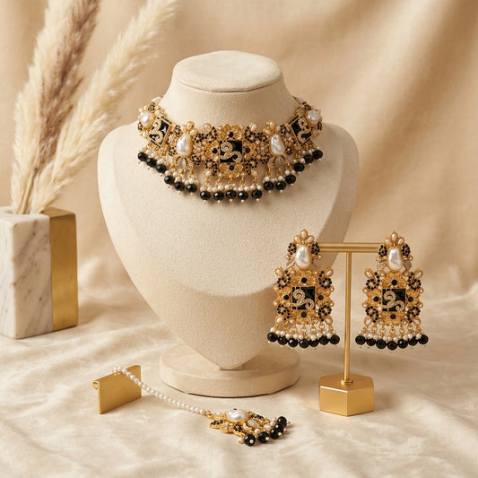 Baroque Pearl Choker Set