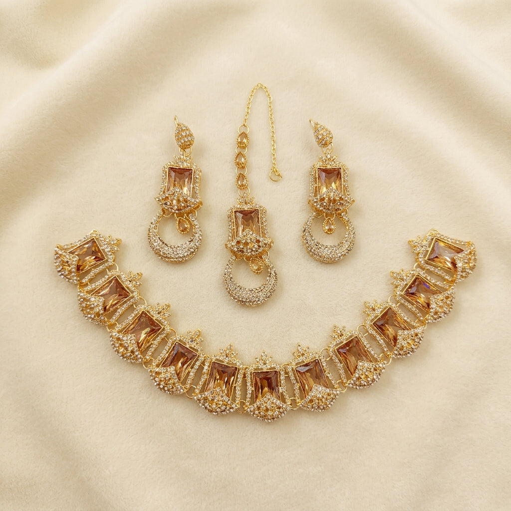 Crown Crystal Choker